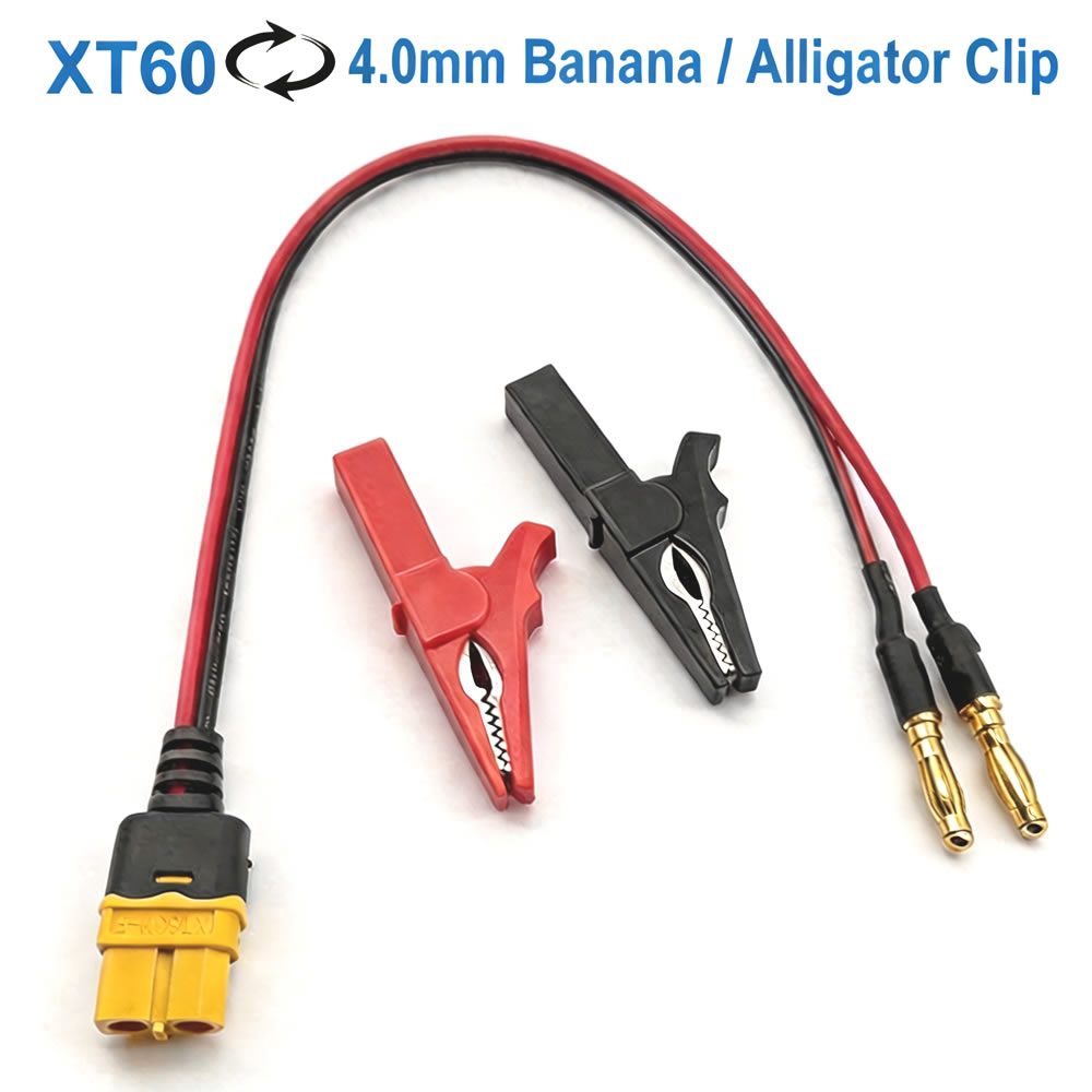 Drone Battery Smart - 2-in-1 XT60 Connector to 4.0 Banana