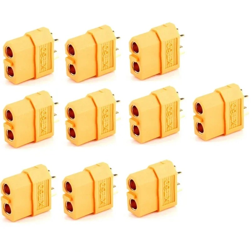 Drone Battery Connector - XT60 Bullet Connectors Male Female 10Pairs