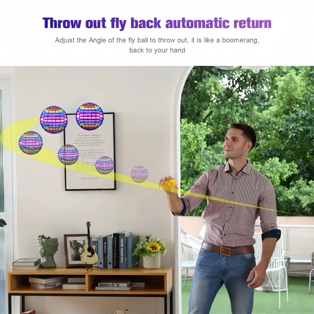 Flying Orb Boomerang Ball LED  - Drone Battery Balance Charger ulasan dan harga