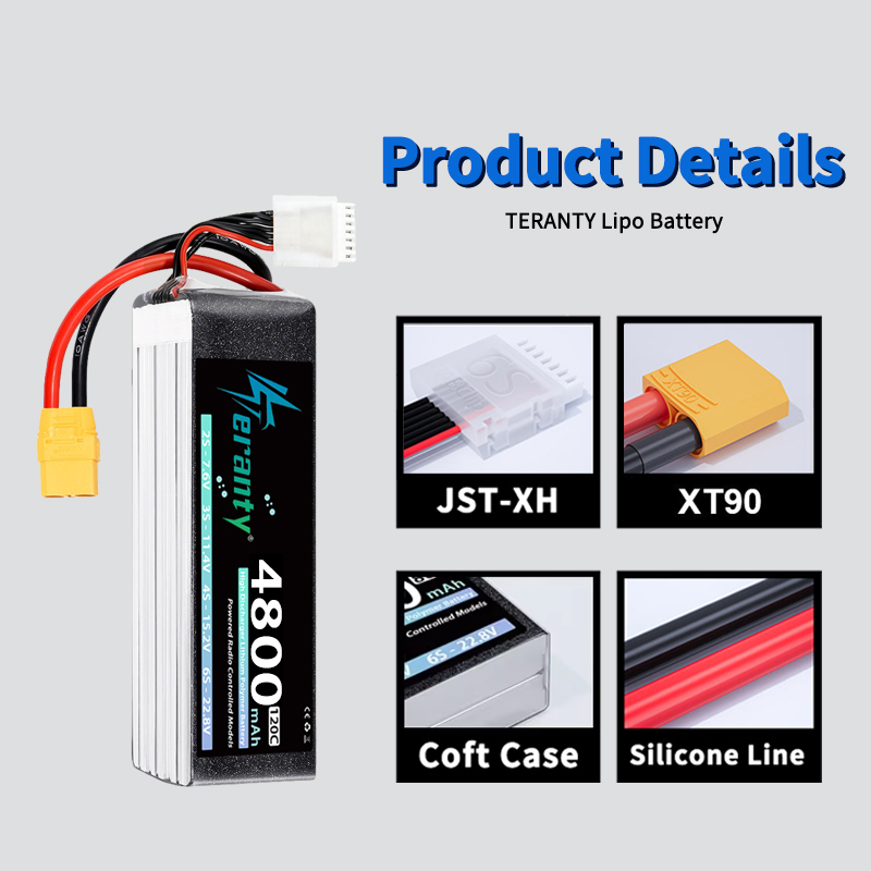 TERANTY 6S 4800mAh Lipo Batter - Drone Battery Plate ulasan dan harga
