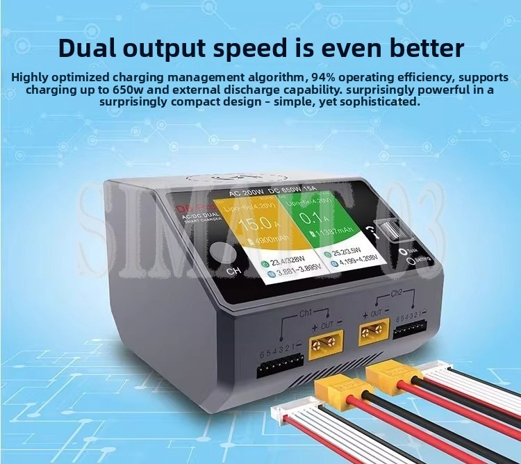 HOTA D6 Pro Smart Balance Char - Drone Battery Smart ulasan dan harga