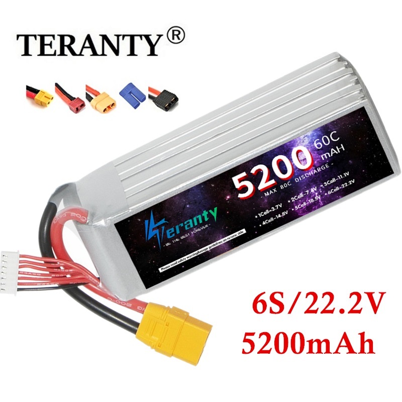 TERANTY 6S 5200mAh Lipo Batter - Drone Battery 4S ulasan dan harga