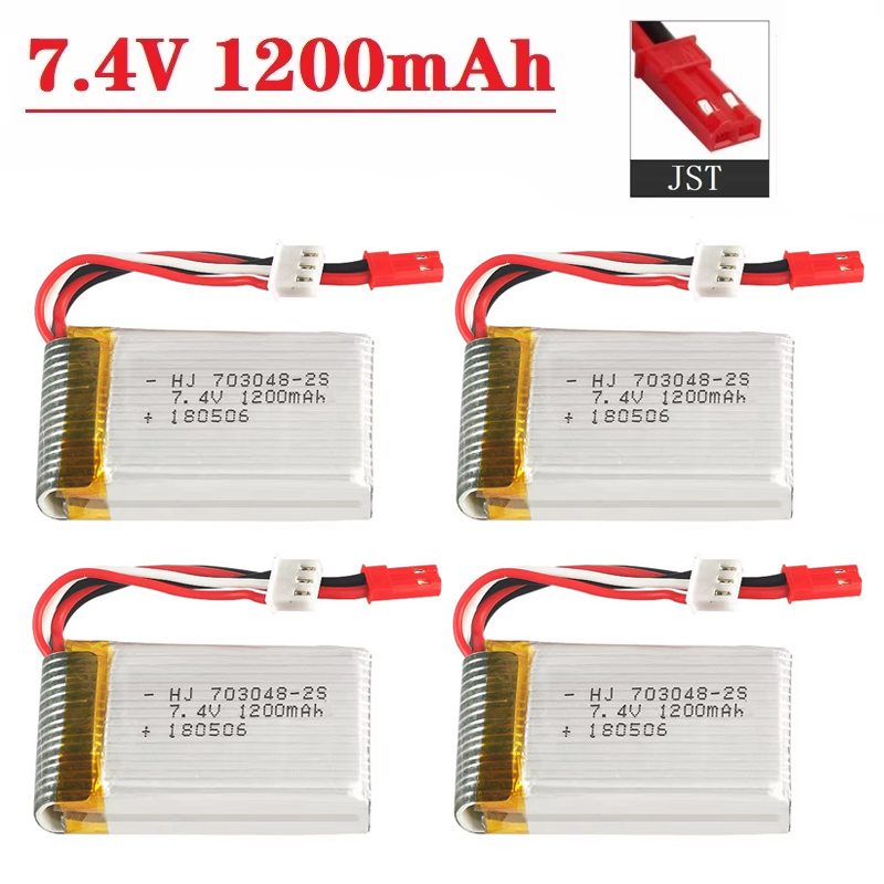 Lipo Battery 2S 7.4V 1200mAh 7 - Drone Battery Li-Ion ulasan dan harga