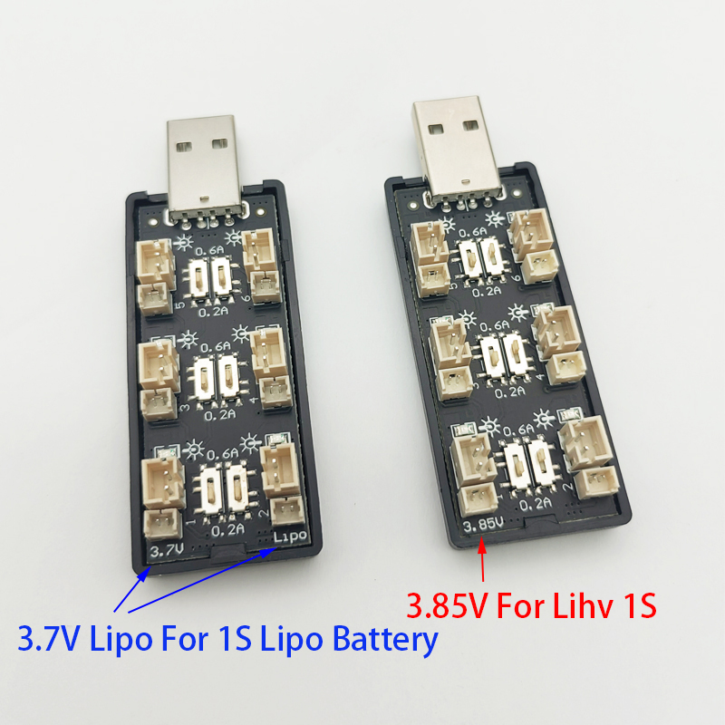 6CH USB 1S LiPo/LiHv 3.7V/4.2V - Drone Battery Connector ulasan dan harga