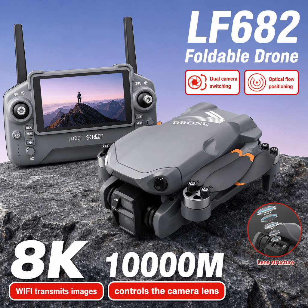 Aerial Photo LF682 Drone 8K HD - Drone Battery Box ulasan dan harga