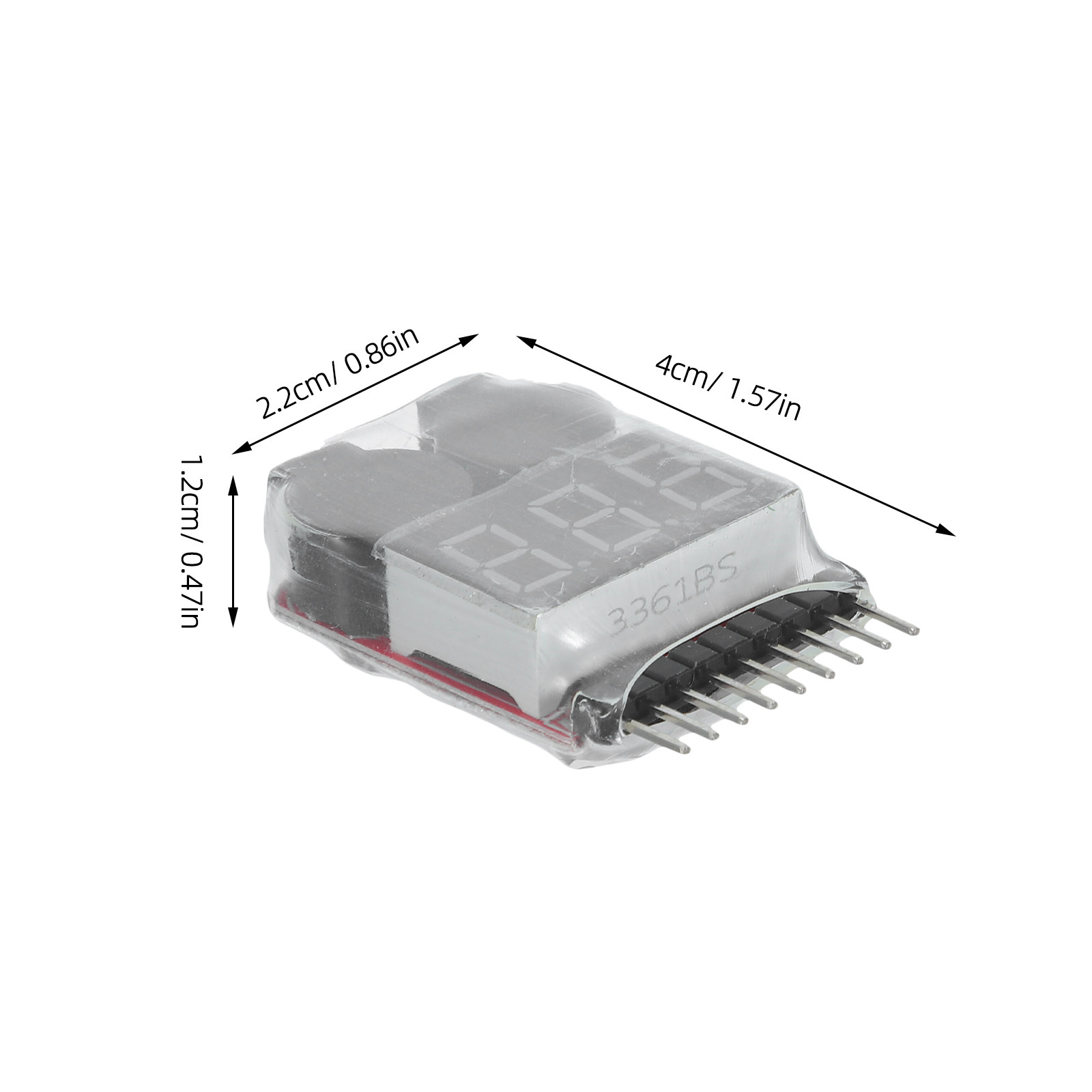 2Pcs Lipo Battery Voltage Test - Drone Battery Voltage Checker ulasan dan harga
