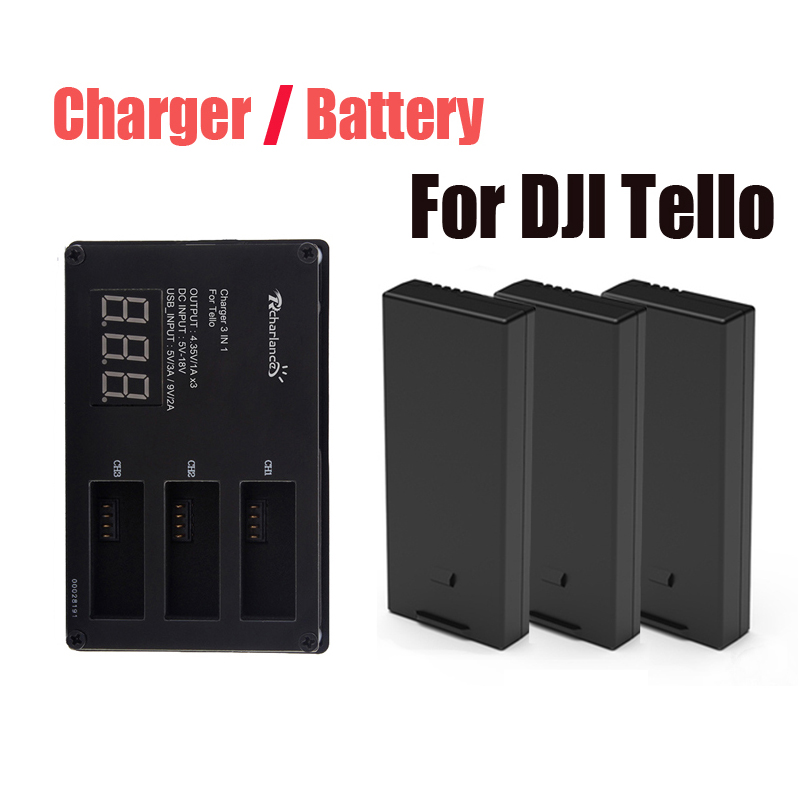 Original DJI Tello battery / D - Drone Battery Balance Charger ulasan dan harga