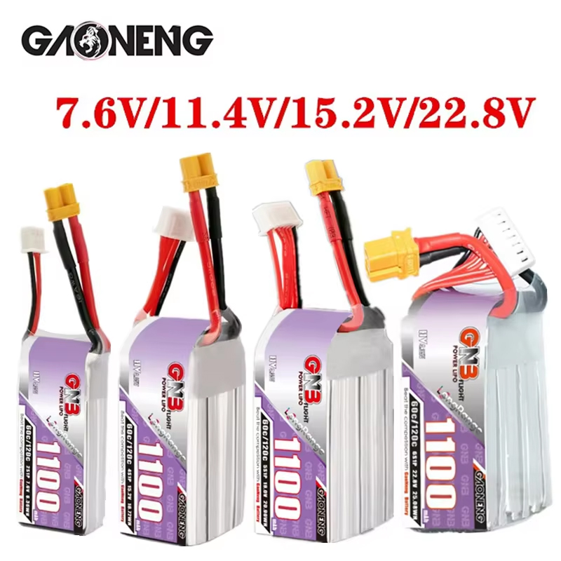 GNB 1100mAh 2S 3S 4S 6S 60C/12 - Drone Battery 4S ulasan dan harga