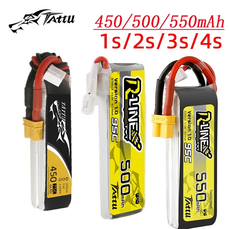 3Pcs NEW TATTU 450/500/550mAh  - Drone Battery Plate ulasan dan harga