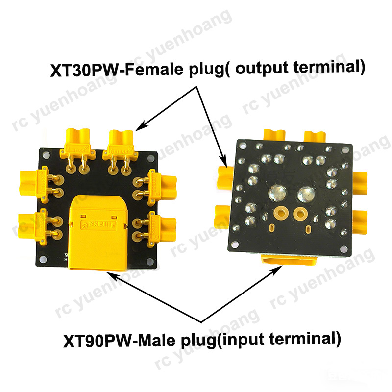 1PCS XT30PW-Female Power Distr - Drone Battery Parallel Board ulasan dan harga