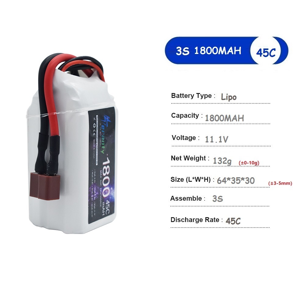 11.1V LiPo Battery 3S 1500mah  - Drone Battery Li-Ion ulasan dan harga