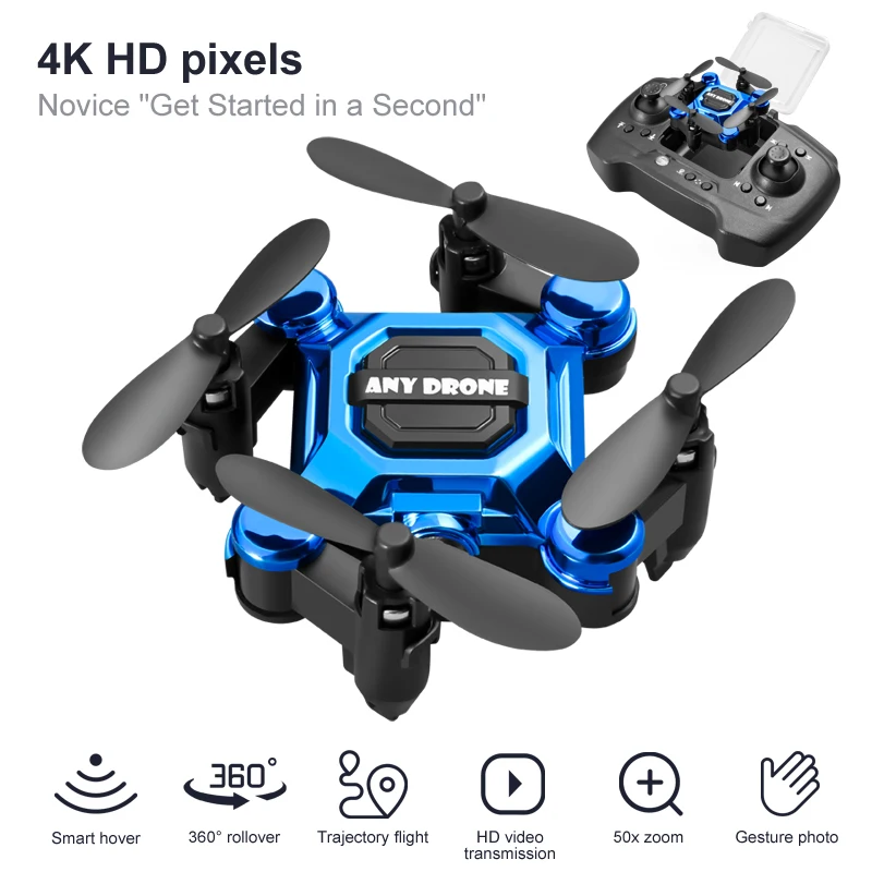 4K Camera HD RC Drone Fold Rem - Drone Battery Smart ulasan dan harga