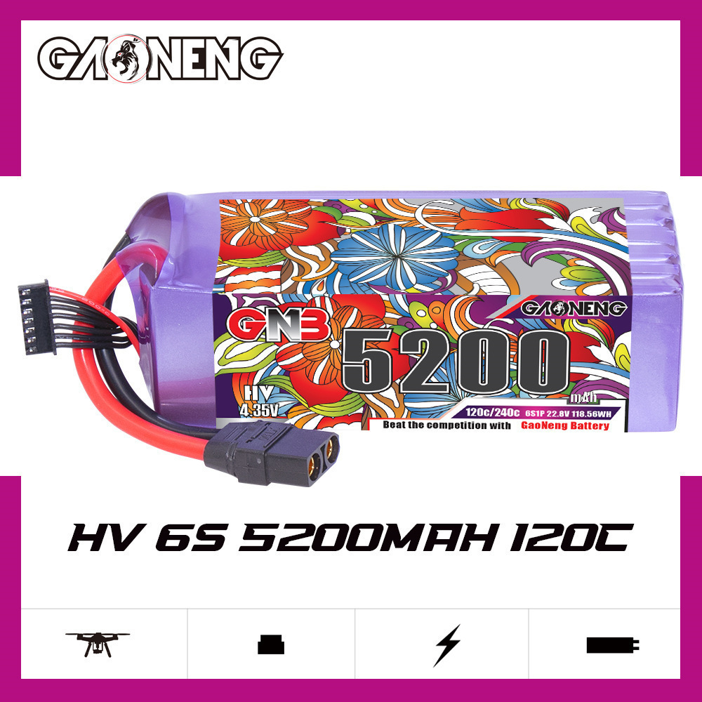 GNB Lipo Battery 6S 22.8V 3000 - Drone Battery Plate ulasan dan harga